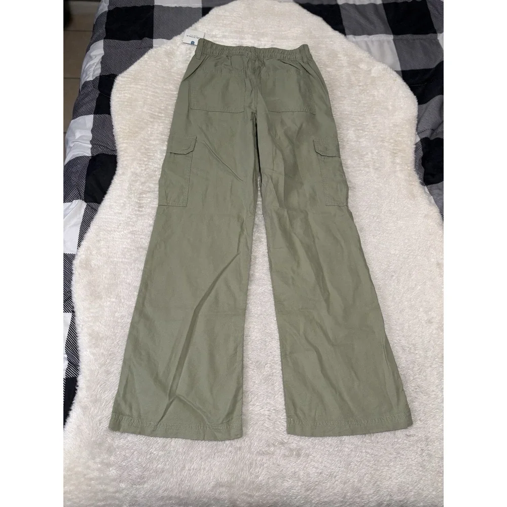 New Arizona Jean Co‎ Womens Tennessee Sage Green Cargo Pants Size 5